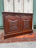Beautiful mahogany Antique Arts & Crafts Wooden Dresser Sideboard cupboard 