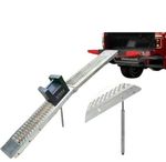Heavy Duty Folding Motorcycle Ramp 500kg Aluminum Bike Loading Platform