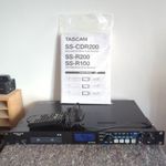TASCAM SS-R100 Solid State Stereo Audio Recorder With RC-SS2 Remote And Manual 