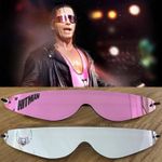 Licensed Vintage Bret Hitman Hart Wrap Around Shades Sunglasses Motorcycle New
