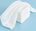 5PCS White Cotton Baby Muslin Nappies 45x43cm Washable Soft Newborn Diapers
