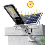 150W 15000LM Commercial LED Solar Street Light Outdoor Wall Dusk-Dawn Road Lamp
