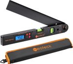 Aluminum Digital Angle Finder Protractor 225° 16 Inch Backlit LCD Dig..