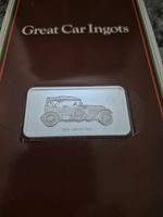 J Pinches Lord Montagu Great Car Ingot 1914 Vauxhall Prince Henry 925 Ag  2 oz