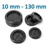 Black Blanking Grommets Rubber Grommet Closed Gromet Blind Plug Bungs 10-130mm