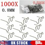 1000pcs 0.8mm Hot Staples Plastic Welding Wave Stapler For Car Bumper Repair NEW