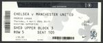 Chelsea v Manchester United 2023-2024 Premier League Ticket 04/04/2024