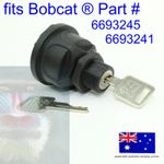 fits Bobcat IGNITION SWITCH 6693245 AND KEY 6693241 IGNITION BARREL LOCK START