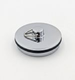 METAL CHROME BASIN PLUG 38MM(1 1/4") DIAMETER--PLUG1