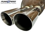 STAINLESS 3 INCH CAT BACK EXHAUST SYSTEM FORD FIESTA MK7 ST180 ST 180 ECOBOOST