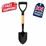 68cm Garden Shovel with D Grip Round Border Spade Digging Spade Garden Spade