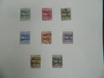 MOROCCO AGENCIES COLLECTION OF OVERPRINTS ON GIBRALTAR STAMPS