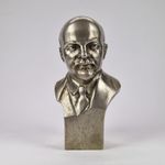 Vintage Soviet Bust Vladimir Lenin USSR 1960s By Sychev Sculpture Communism