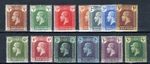 Cayman Islands 1921-26 King George V values to 5s SG 69-82 MLH