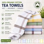 Pack of 12 Tea Towels  100% Egyptian Cotton Kitchen Cleaning Dish Cloths Towel