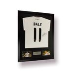 DIY Frame for signed Shirt Free Personalised Plaque 2 Landscape Windows for pics