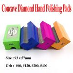 Electroplated Sanding Block 60/100/200/400Grit Concave Diamond Hand Grinding Pad