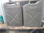 American Jerry Cans  Two Included Good Order Including Spout