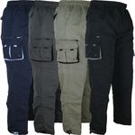 Mens Trousers Cargo 3 IN 1 Combat J11565  Pants Shorts 3/4 Zip Off Light S-XXL