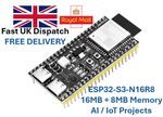 ESP32-S3 N16R8 16MB Flash 8MB PSRAM USB-C WiFi BT5 Arduino ESPHome AI IoT