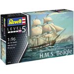 Revell HMS Beagle Model Kit Charles Darwin Survey Barque 1/96