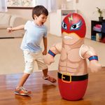 Inflatable Tumbler Punching Bag PVC Bounce Back Boxing Toy Kids Indoor Outdoor