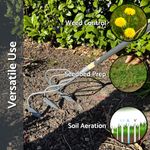 Cultivator 5 Prong Hand Soil Scarifier Cultivator Digging Hoe Gardening Farming