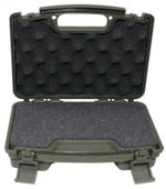 MAX Army Small Pistol Case Hard Plastic Green Lockable Sidearm Shooting Range