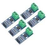 5Pcs, ACS712 Current Sensor AC/DC 5A Range Hall Current Measuring Module