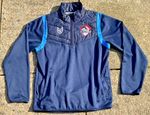 London Broncos Rugby League APX Quarter Zip Training Top Jacket Size L Navy