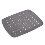 Home Basics Plastic Sink Mat, Grey