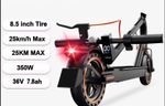 New 2026 350W Foldable Electric Scooter With App 35KM Adult Portable E-Scooter