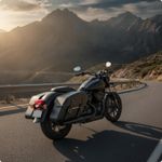 Motorcycle Saddle Bag with Rapid Detachment Mounting Removable for Commuting