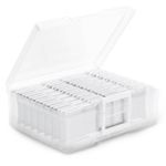 HEFTMAN 4x6 Photo Storage Boxes Clear Holds 1600 Photos Office Supplies Stickers