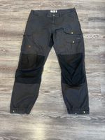 Fjallraven Vidda Pro Trousers Mens EU 56 US 38 R G-1000 Outdoor Pants Black grey