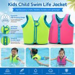Kids Child Swim Life Jacket Ergonomic Anti-Pinch High Buoyancy Summer UK 2026