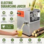 Commercial Electric Sugar Cane Juicer 250kg/h Sugarcane Juice Press Machine