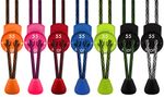 55 Sport Elastic Lock Shoelaces For Running & Triathlon - Zig Zag Pattern