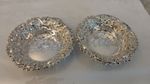 Two Solid Silver Bon Bon Dishes  1898/1902