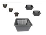 Plastic Planting Mesh Square Aquatic Baskets Pond Planting Kit | Value 6 Pack