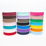 Coloured Woven Flat Elastic 25mm Wide - 21 Colours - 1, 2 or 10 Metre Lengths