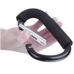 2x Carabiner Baby Buggy Clips Pram Bag Hooks Pushchair Buggies Stroller