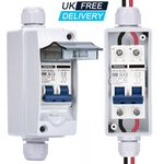 Solar Battery PV Switch DC 40A 60A 12-240V Waterproof Circuit Breaker Enclosure
