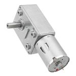 JGY-370 DC 12V 60RPM High Torque Worm Gear Motor Self-locking 6mm Shaft