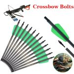 7.5" 15" Carbon Arrows Hunting Bolts SP350 2" Vanes Archery Mini Bow Shooting
