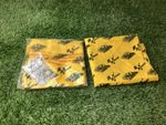 Vintage 2004 Moto GP Yellow Black Bandana X 2 One Size *