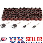 104CS Sanding Bands Drum Sleeve Grit Mandrel Dremel Rotary Tool Kit Accessories