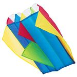 Nylon Parafoil Kite 60cm x 51cm Line & Storage Bag Kids Easy To Fly Beach Garden