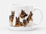 German Shepherd Dog Mug Ideal Gift For Dog Lovers.