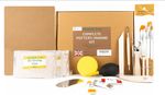 Pottery Making Starter Kit - Gift For Her Woman - Tools and Air-Dry Clay Xmas